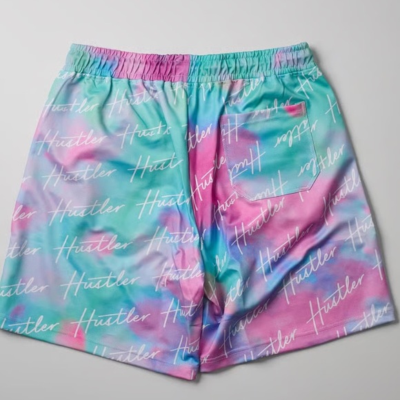 Hustler Tie Dye Shorts - Size XL - Picture 3 of 8